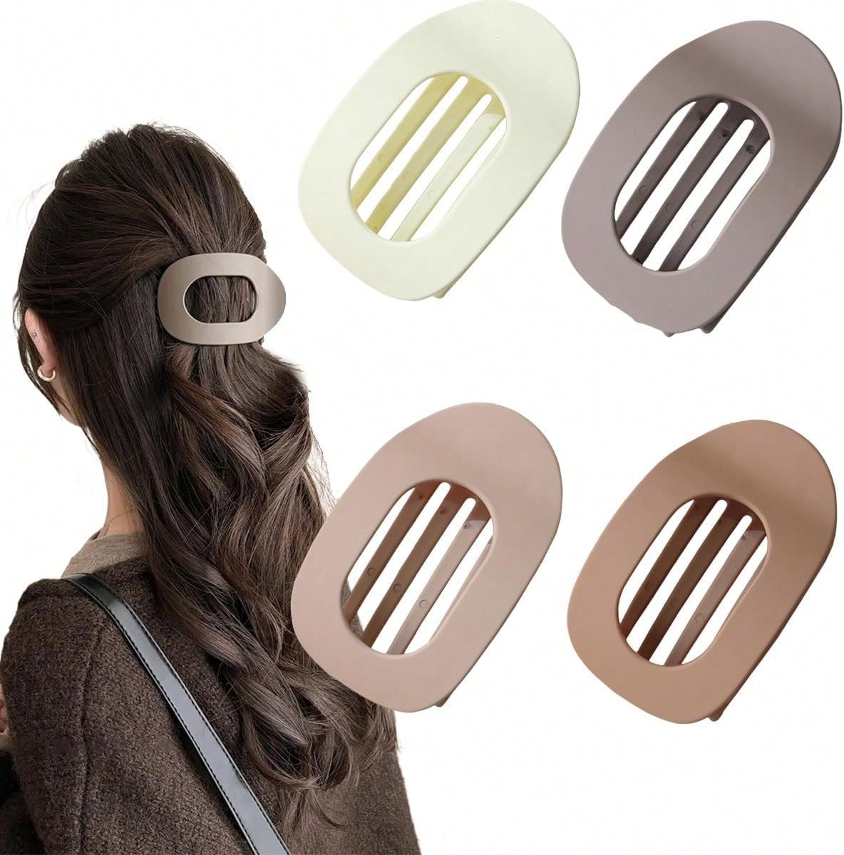 Travel Accessories Gifts For Women - Fashion Simple Flat Alligator Hair Clip