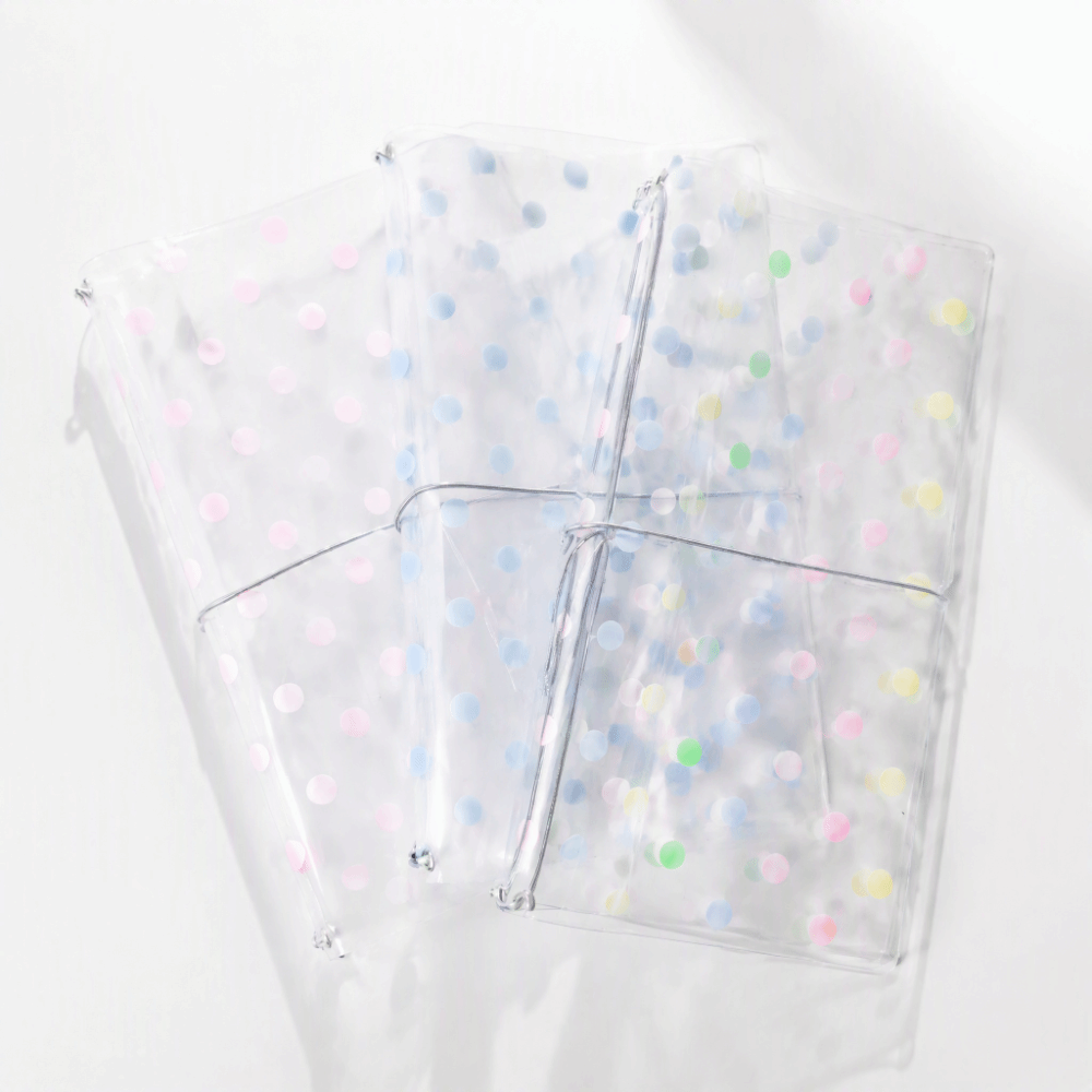 Travel Notebook Journal - Durable PVC TN Notebook Cover Transparent