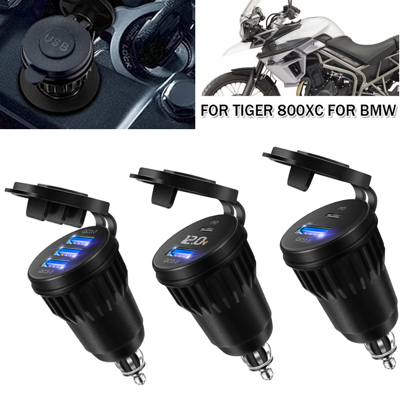Travel Plug Type C - Motorcycle Waterproof Charger 30W QC3.0 USB