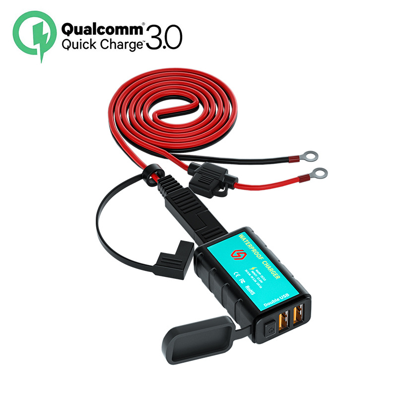 Travel Plug Type C - Motorcycle 12V USB Charger Waterproof Switch