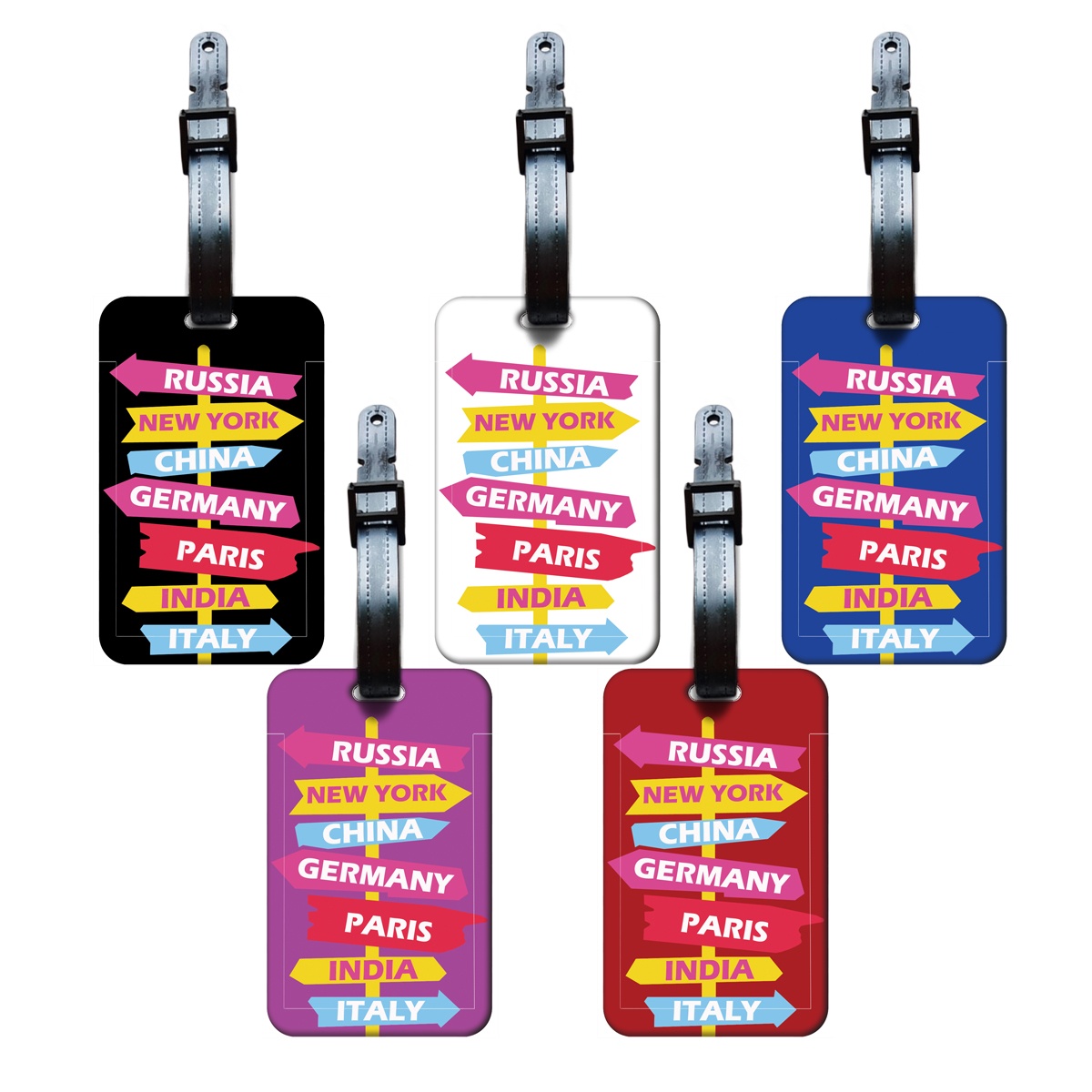 Travel Accessories Unique - Creative Road Sign Indication Luggage Tags