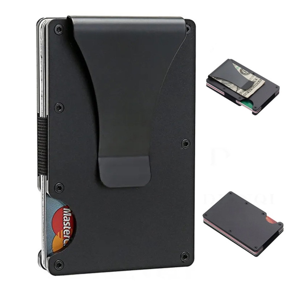 Passport Holder Rfid - Aluminum Alloy Rfid Blocking Card Holder