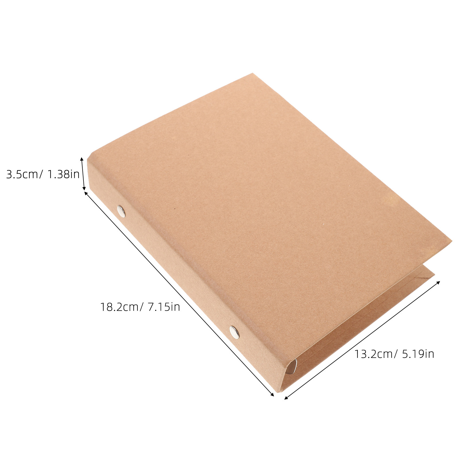Kraft Paper Binder Shell A6 Pr - Travel Notebook Journal recension och pris