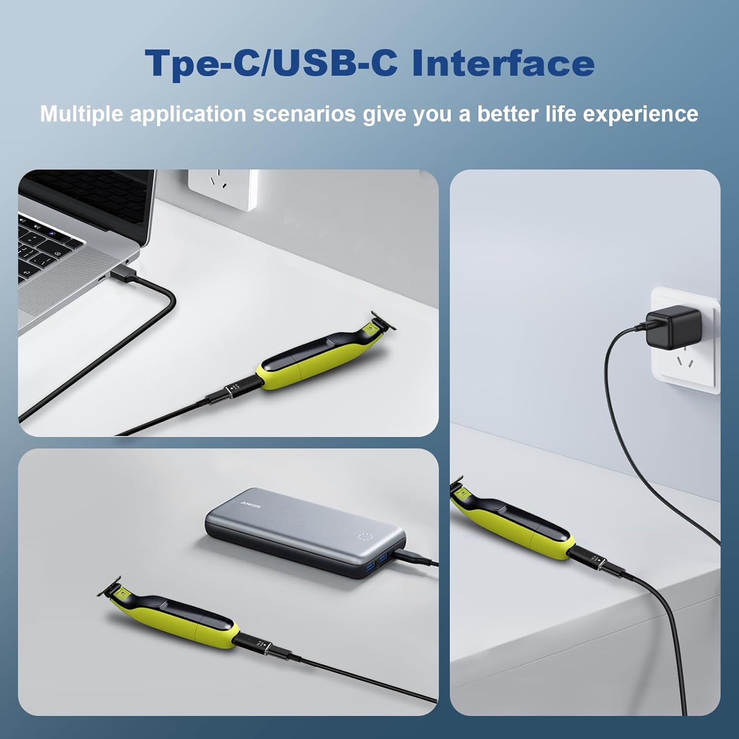 4.3V Type-C Shaver Adapter Cha - Travel Accessories Inc recension och pris