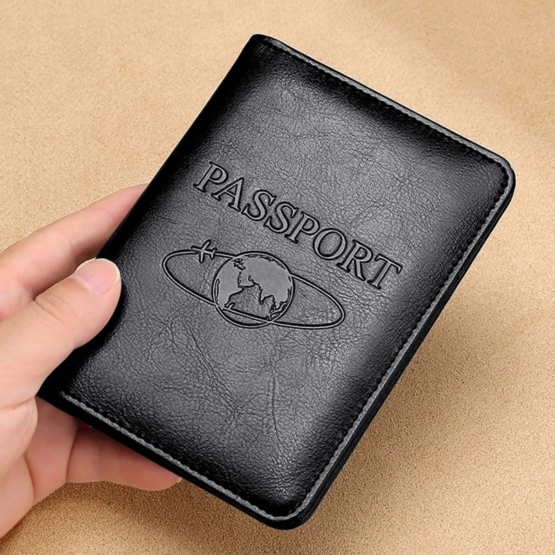 Unisex Genuine Leather Passpor - Passport Holder Rfid recension och pris