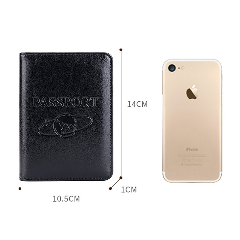 Unisex Genuine Leather Passpor - Passport Holder Rfid recension och pris