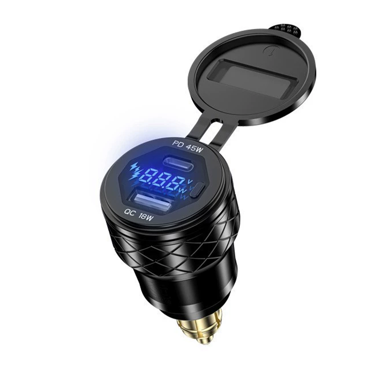 QC3.0 USB+PD Type-C PD 45W QC  - Travel Plug Type C recension och pris