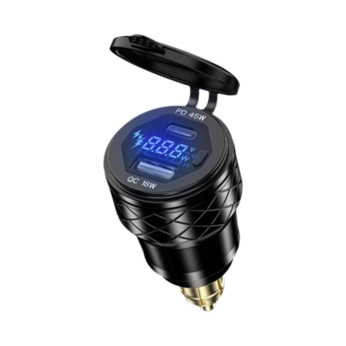 QC3.0 USB+PD Type-C PD 45W QC  - Travel Plug Type C recension och pris