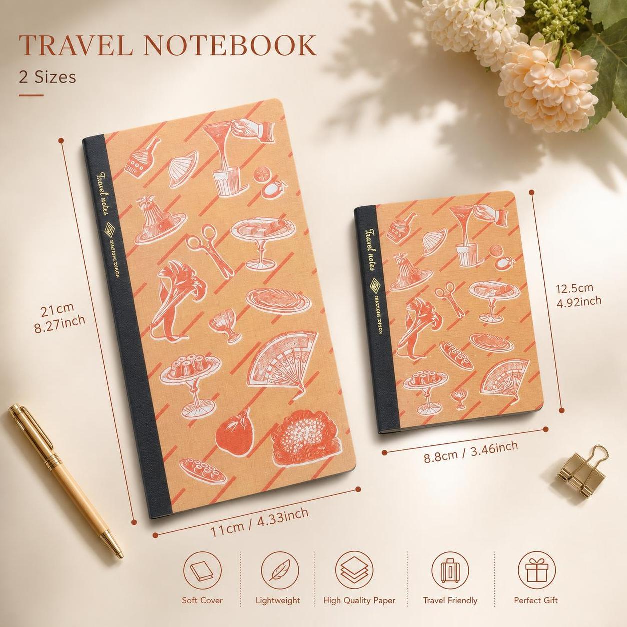 Retro Travelers Notebook Color - Travel Notebook Journal recension och pris