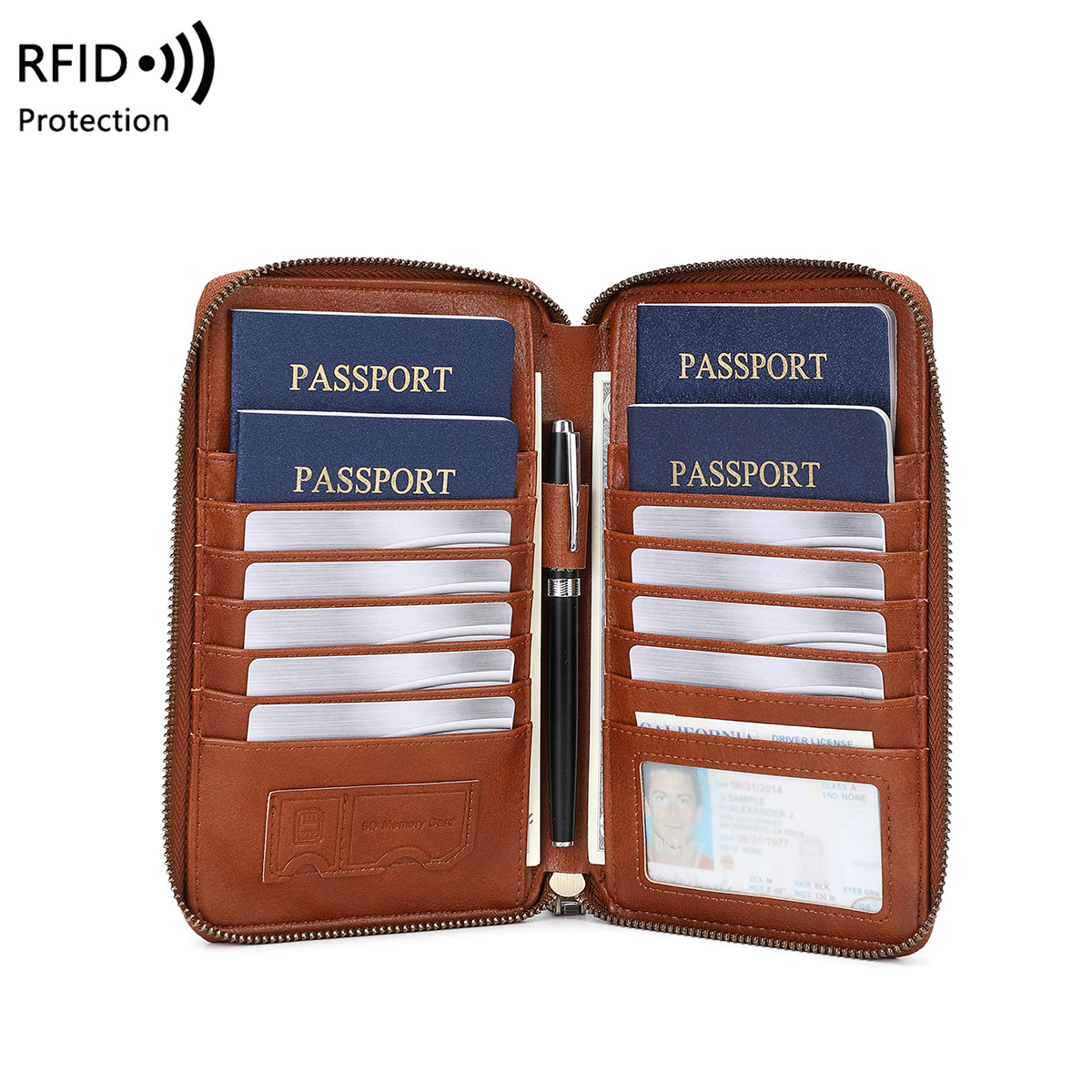 Trendy Airplane Design RFID Bl - Passport Holder Rfid recension och pris