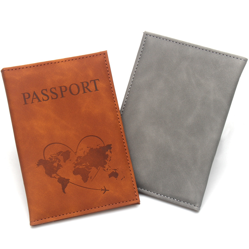 Lovely Map Passport Cover Fash - Passport Holder Rfid recension och pris
