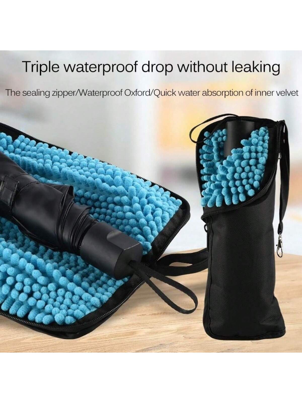 1PC 12x34cm Portable Quick-Dry - Travel Umbrella Compact recension och pris