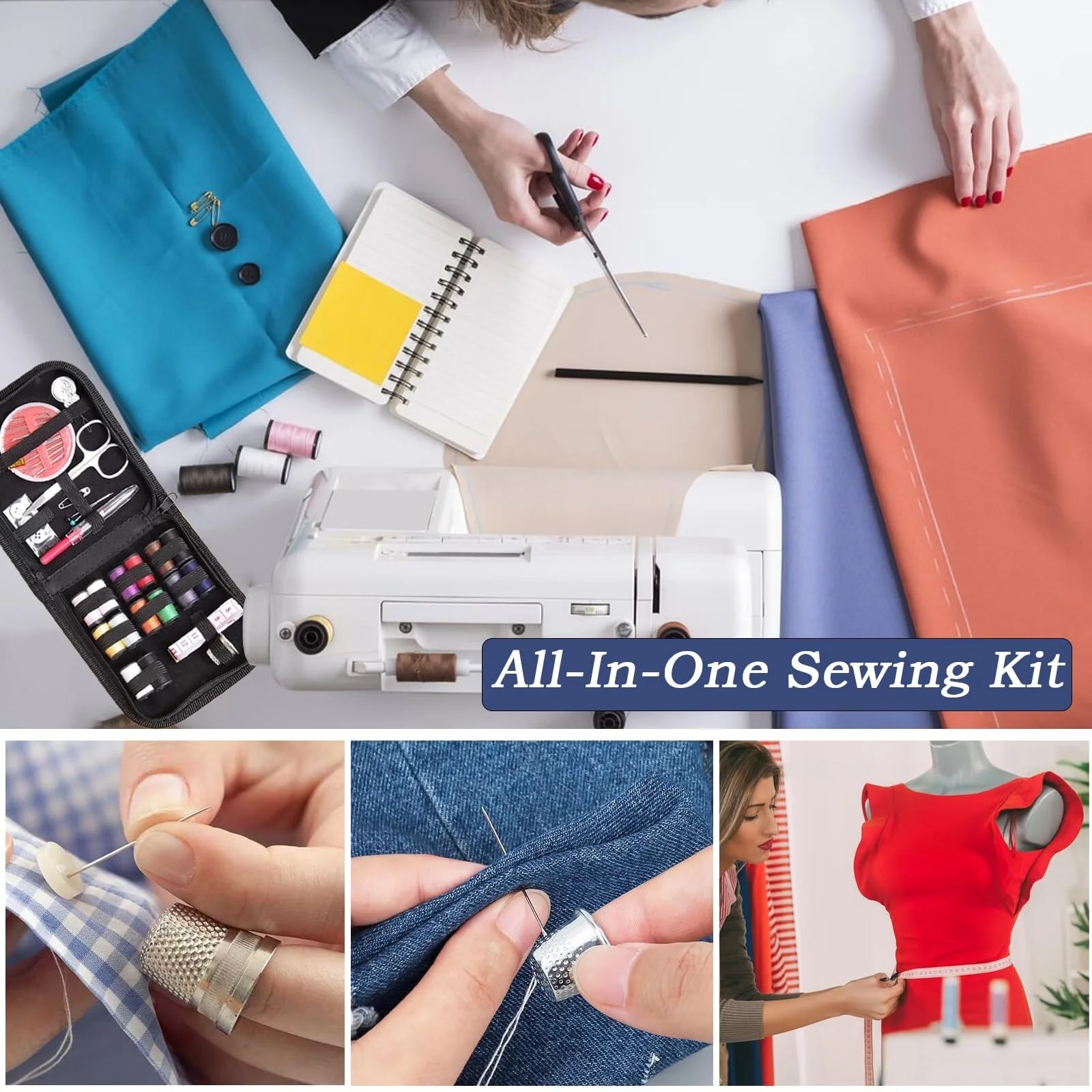 Travel Sewing Kit, 59-Piece Po - Travel Accessories To Sew recension och pris