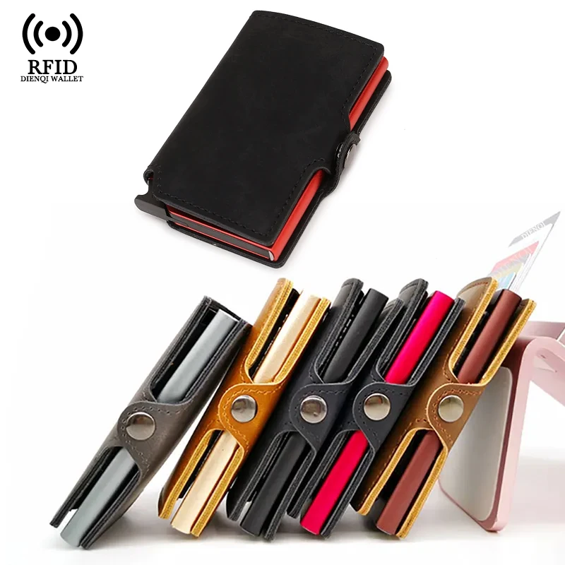 Slim Business Card Holder Men  - Passport Holder Rfid recension och pris