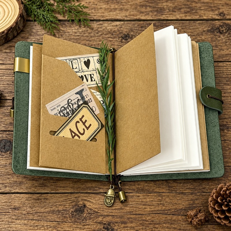 A7 A6 Pueblo Forest Green Fros - Travel Notebook Journal recension och pris