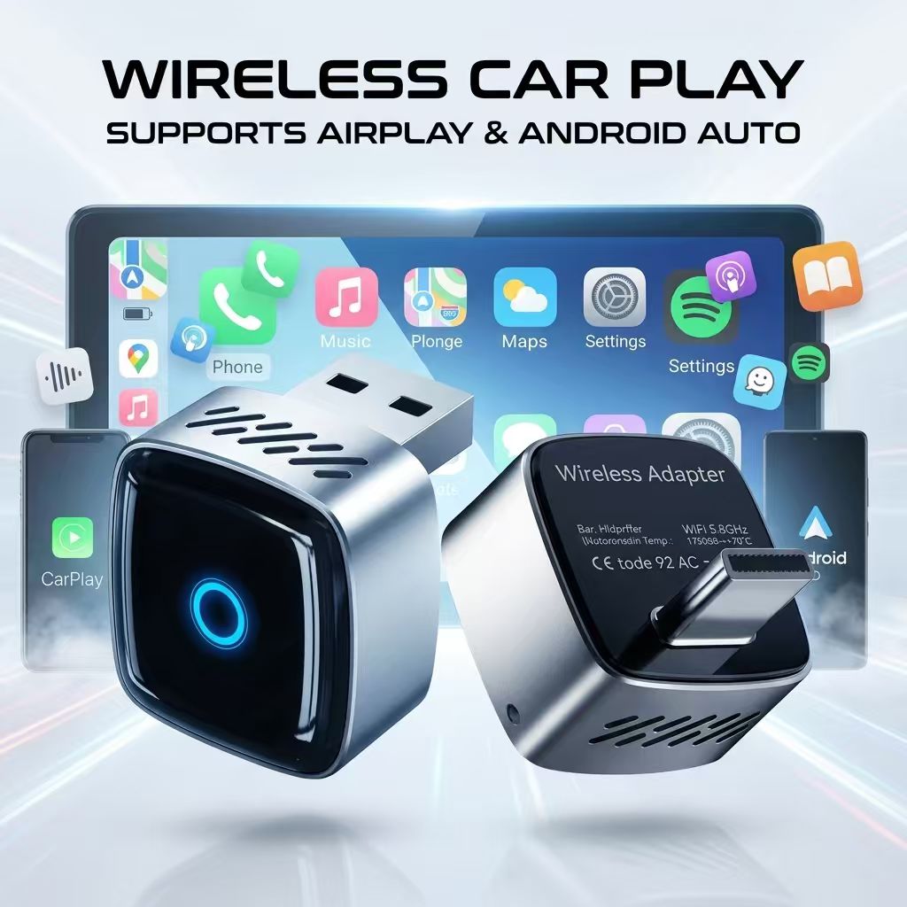DRNVIYNC 2 In1 Wired to Wirele - Travel Plug Type C recension och pris