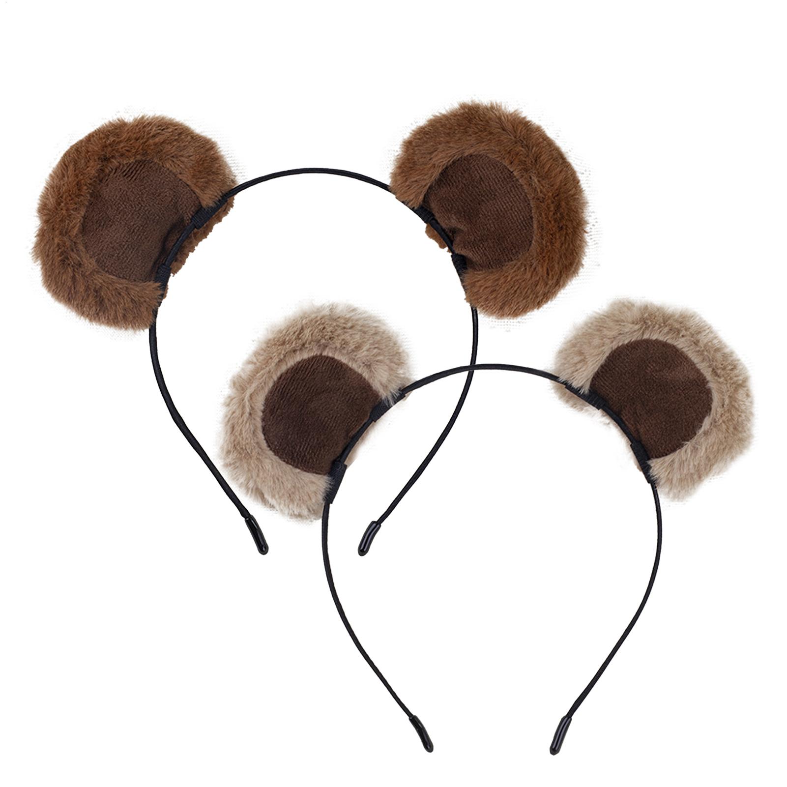 Plush Bear Ear Headbands Soft  - Travel Accessories For 4 Year Old recension och pris