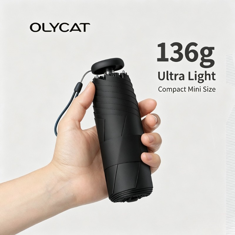 OLYCAT Super Lightweight Five  - Travel Umbrella Compact recension och pris