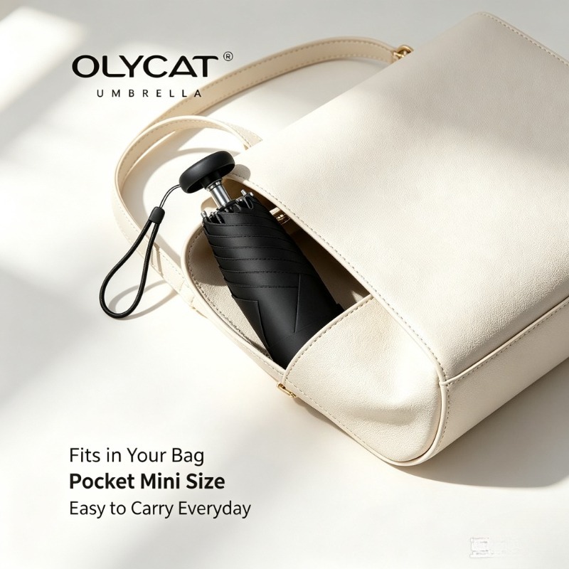 OLYCAT Super Lightweight Five  - Travel Umbrella Compact recension och pris