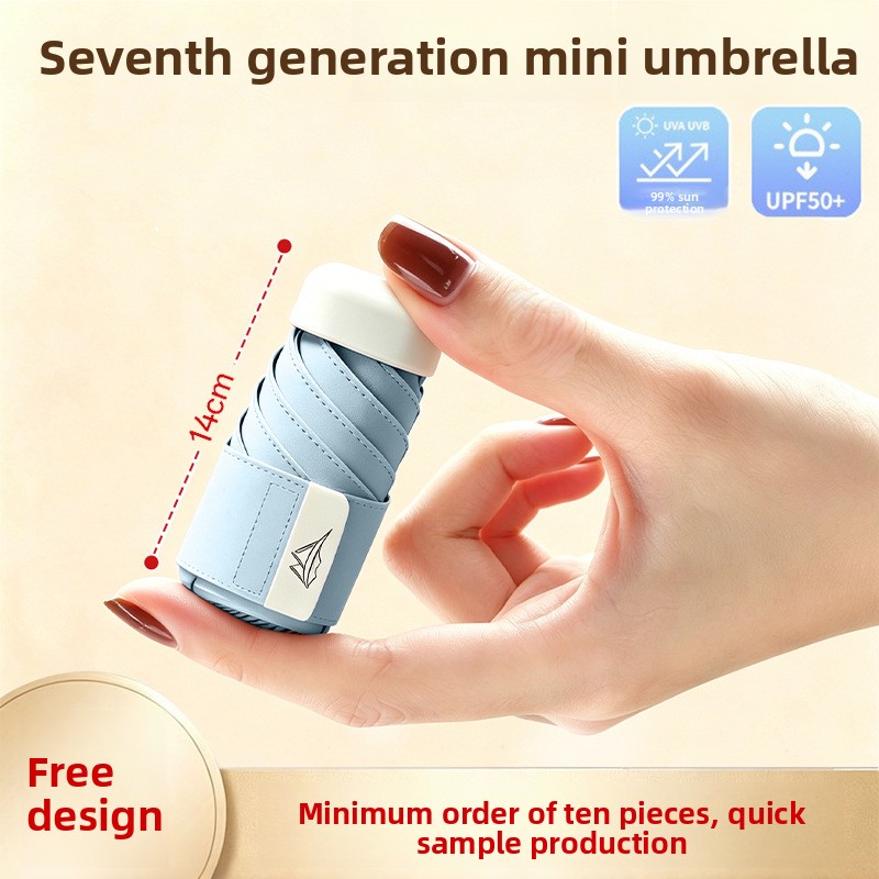 New Mini 30% off Sun Umbrella  - Travel Umbrella Compact recension och pris