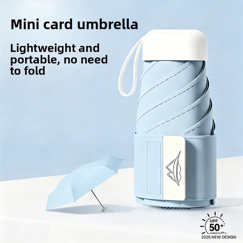 New Mini 30% off Sun Umbrella  - Travel Umbrella Compact recension och pris