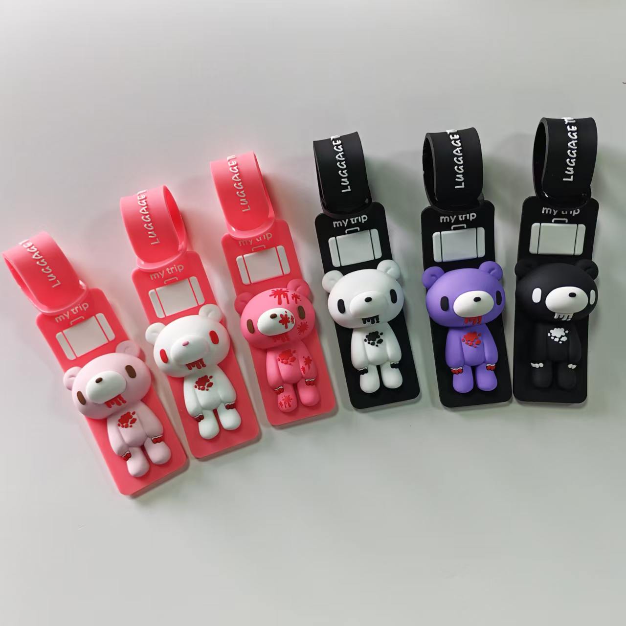 Cute Cartoon Bear Silicone Lug - Travel Accessories Unique recension och pris