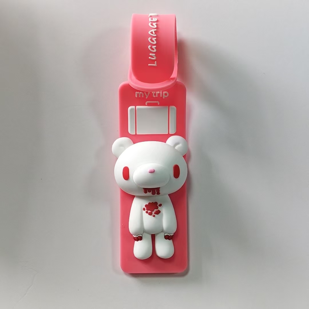 Cute Cartoon Bear Silicone Lug - Travel Accessories Unique recension och pris