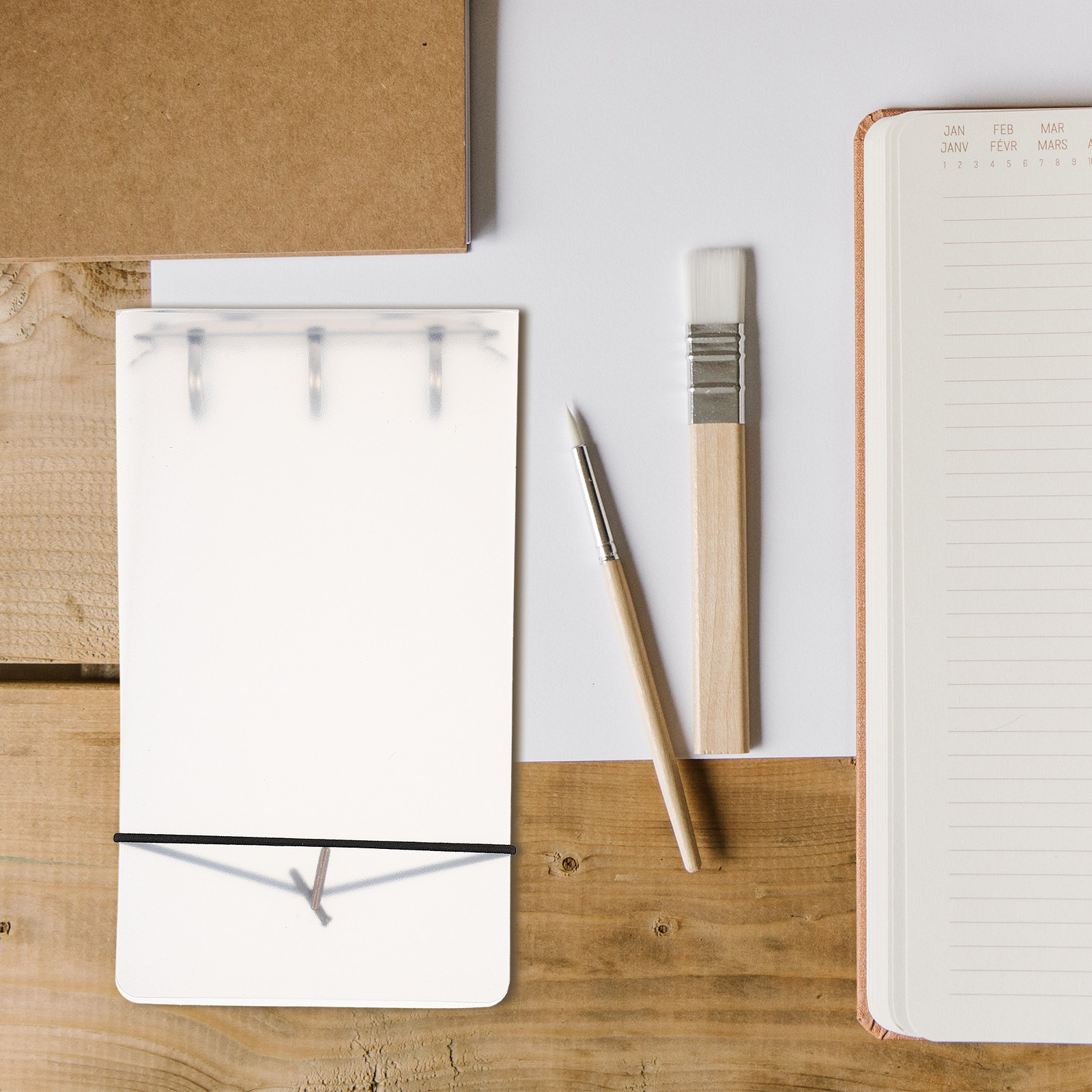 3Pcs Clear Notebook Binder wit - Travel Notebook Journal recension och pris