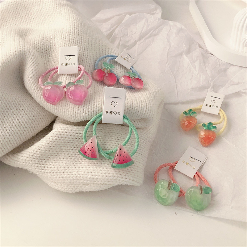 Kids Carrot Hair Ties 5 Pair N - Travel Accessories For Baby recension och pris