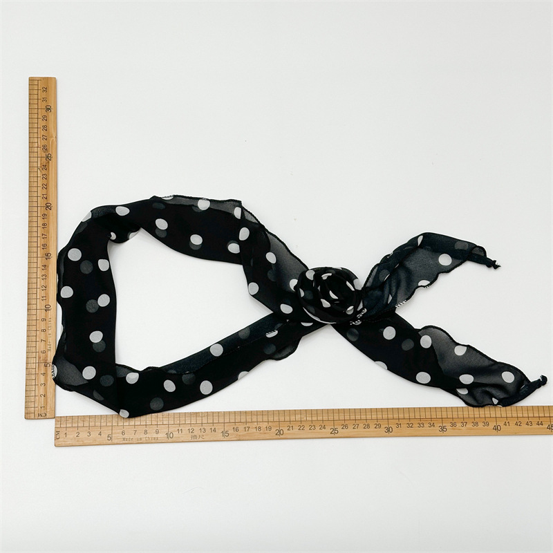 Polka Dot Fabric Hair Tie With - Travel Accessories For Young Women recension och pris