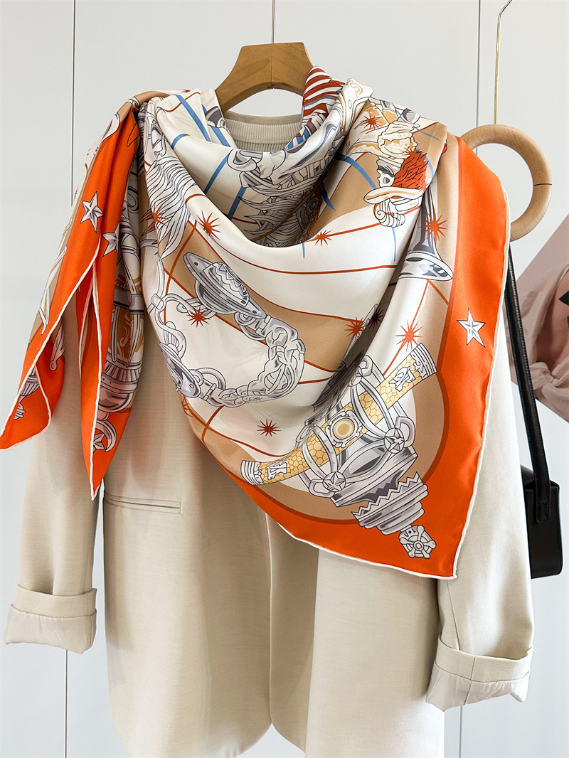 Luxury Brand Scarf Large Silk  - Travel Accessories Bag For Women recension och pris