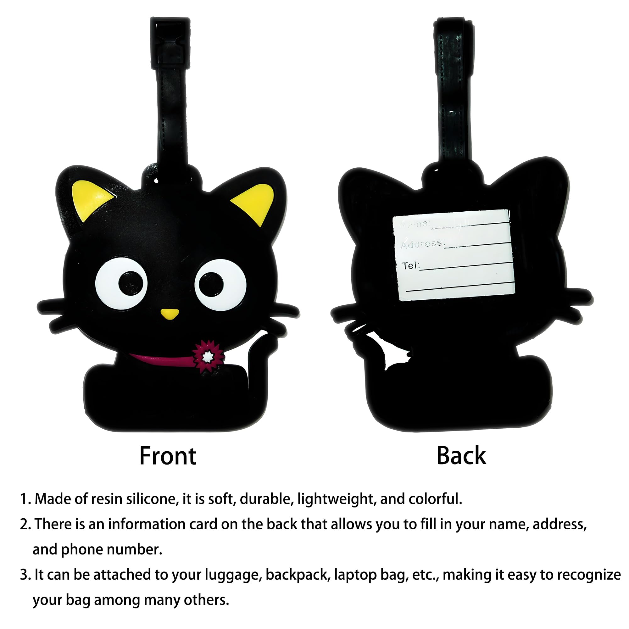 Cute Animal Luggage Tag Travel - Travel Accessories Unique recension och pris