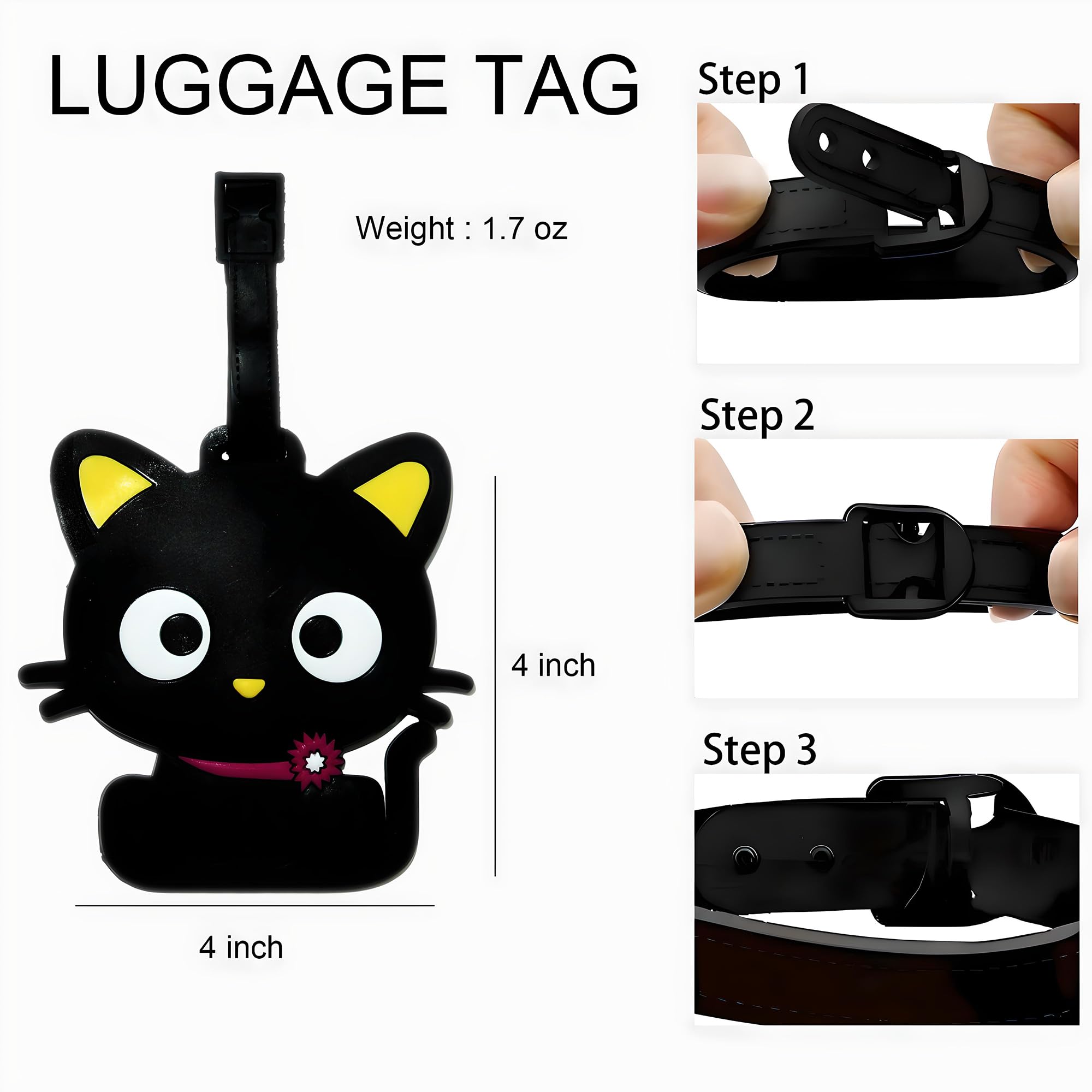 Cute Animal Luggage Tag Travel - Travel Accessories Unique recension och pris