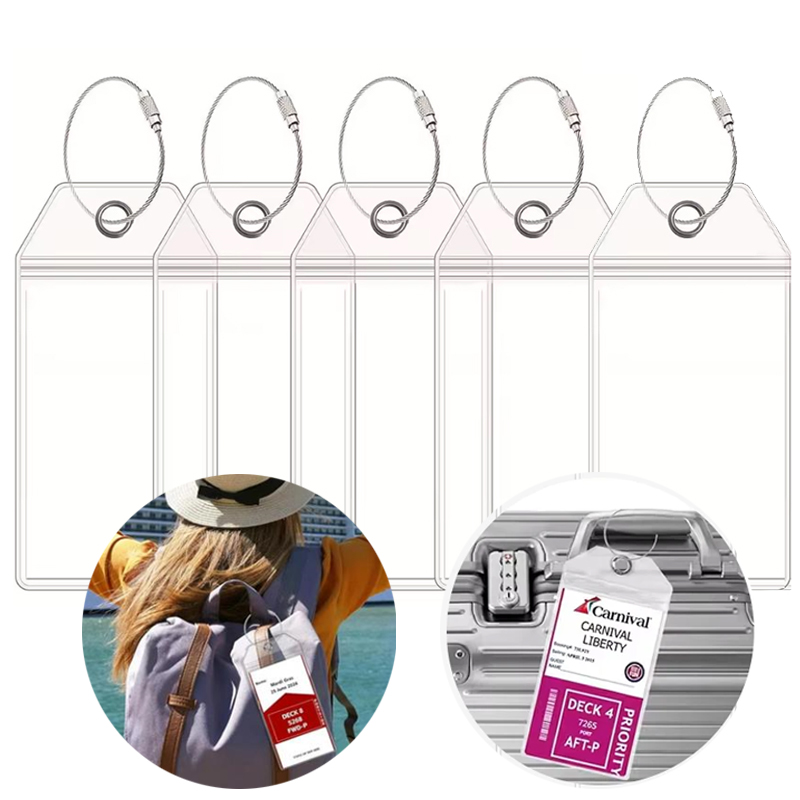 5Pcs Transparent Cruise Luggag - Travel Accessories Unique recension och pris