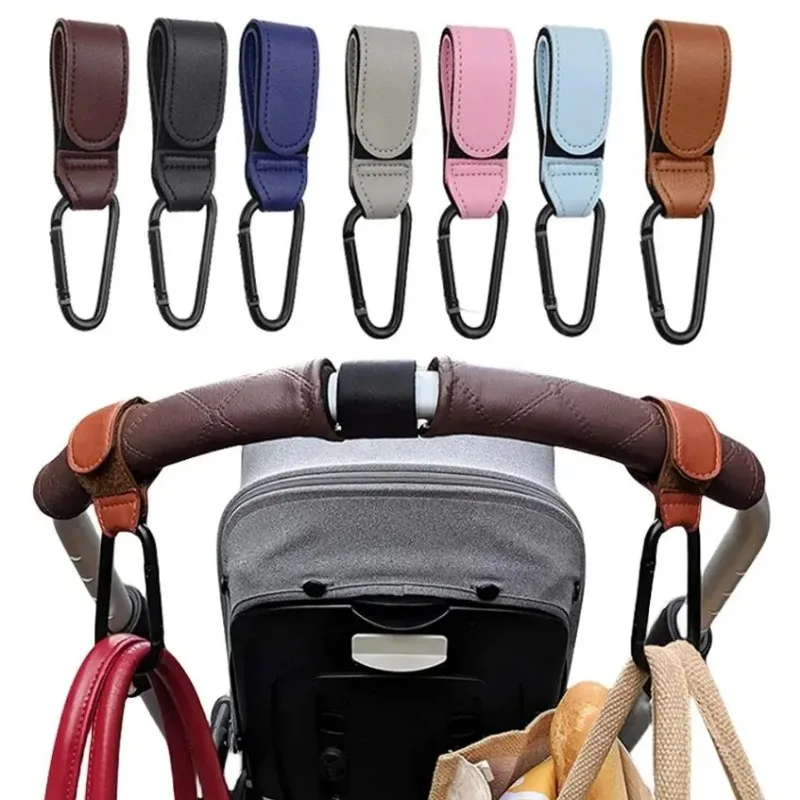 1/2/4Pcs Leather Cart Hooks Ba - Travel Accessories For Baby recension och pris