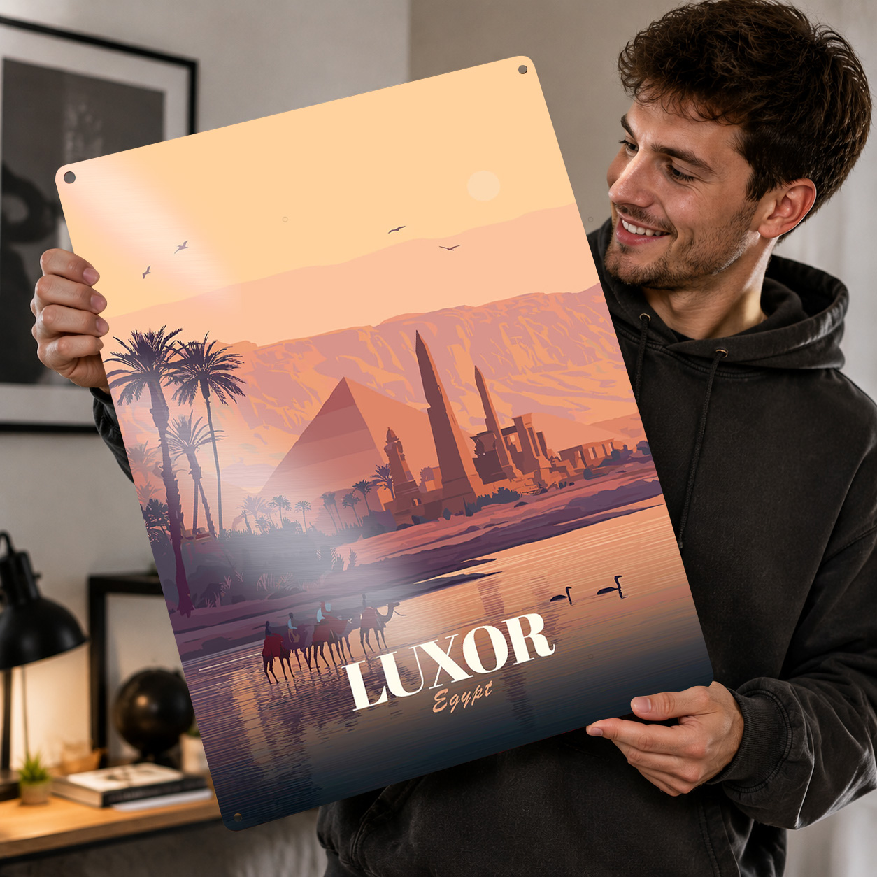 Luxor Egypt Travel Metal Poste - Travel Accessories Egypt recension och pris