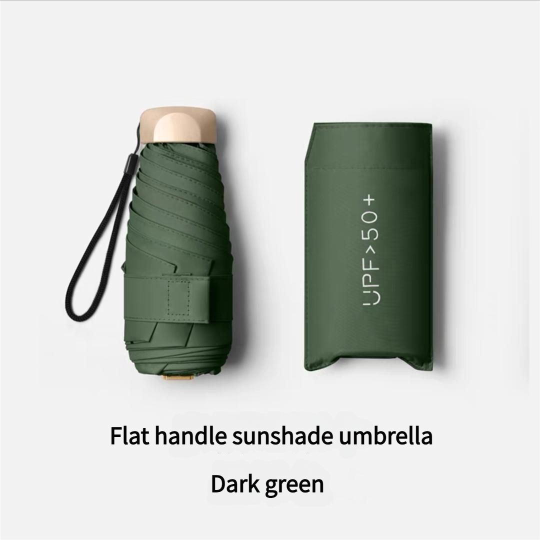 Mini 5 Fold Pocket Umbrella Li - Travel Umbrella Compact recension och pris