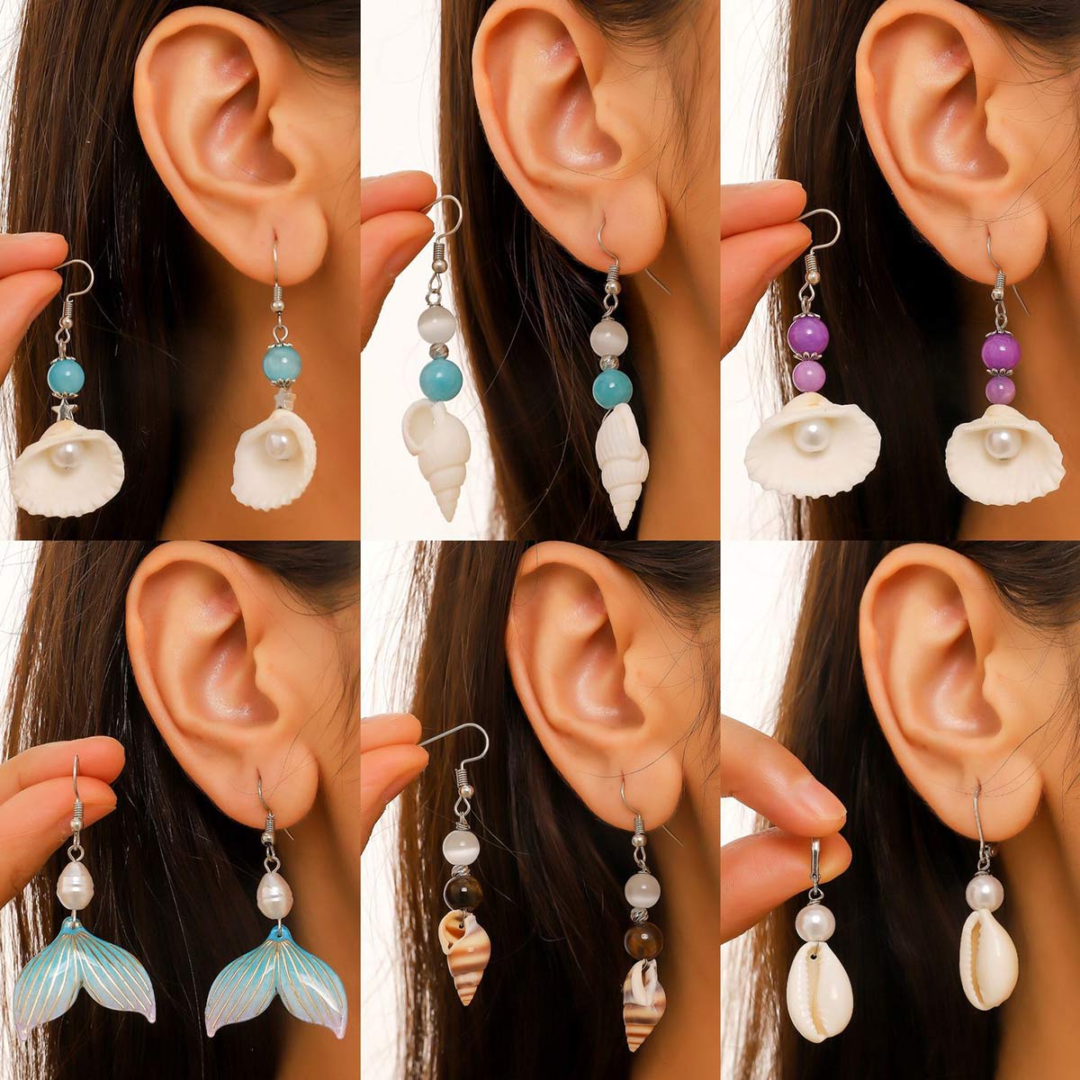 Pair of Fashion Women Earrings - Travel Accessories Gifts For Women recension och pris