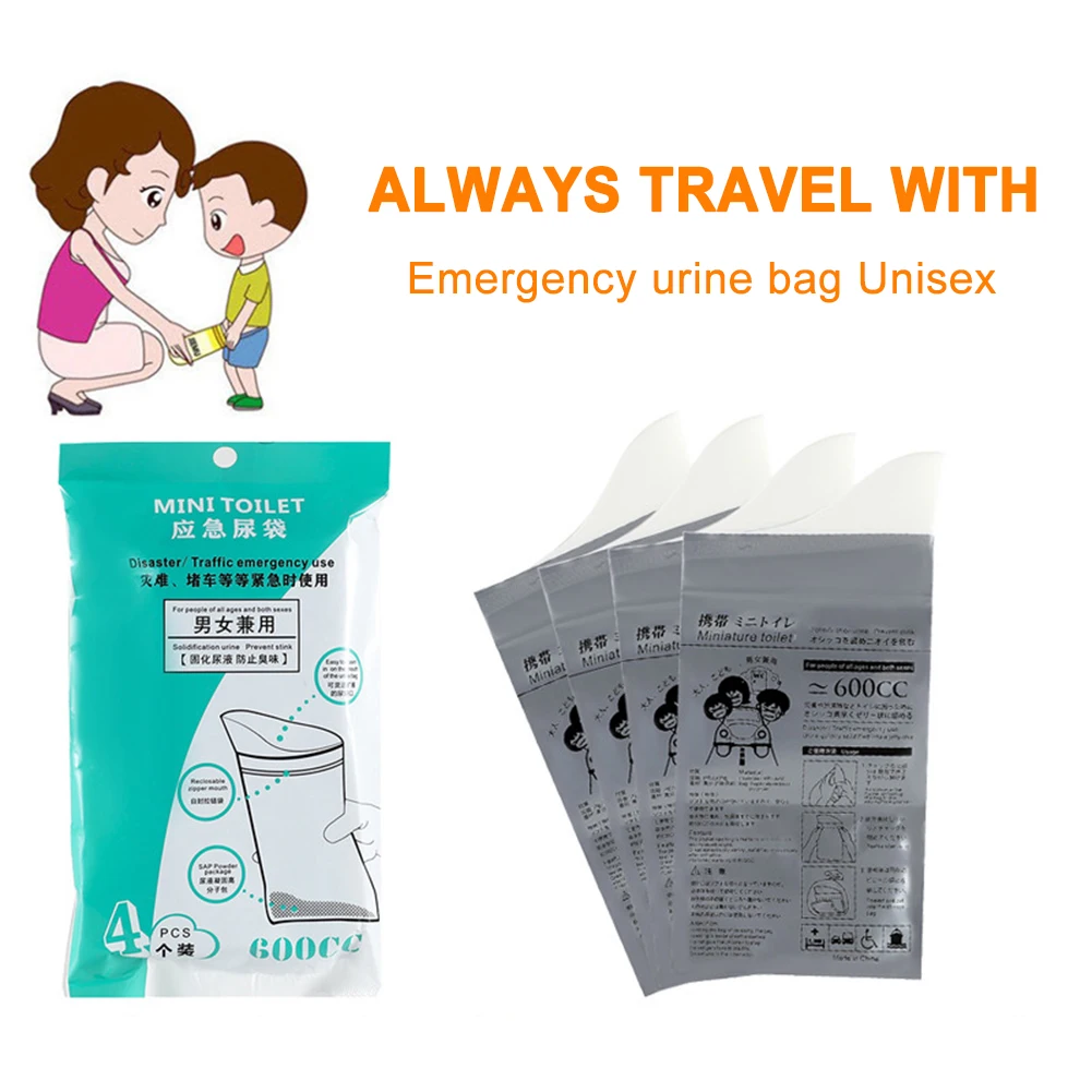 4-20PCS Outdoor Emergency Urin - Travel Accessories For Baby recension och pris