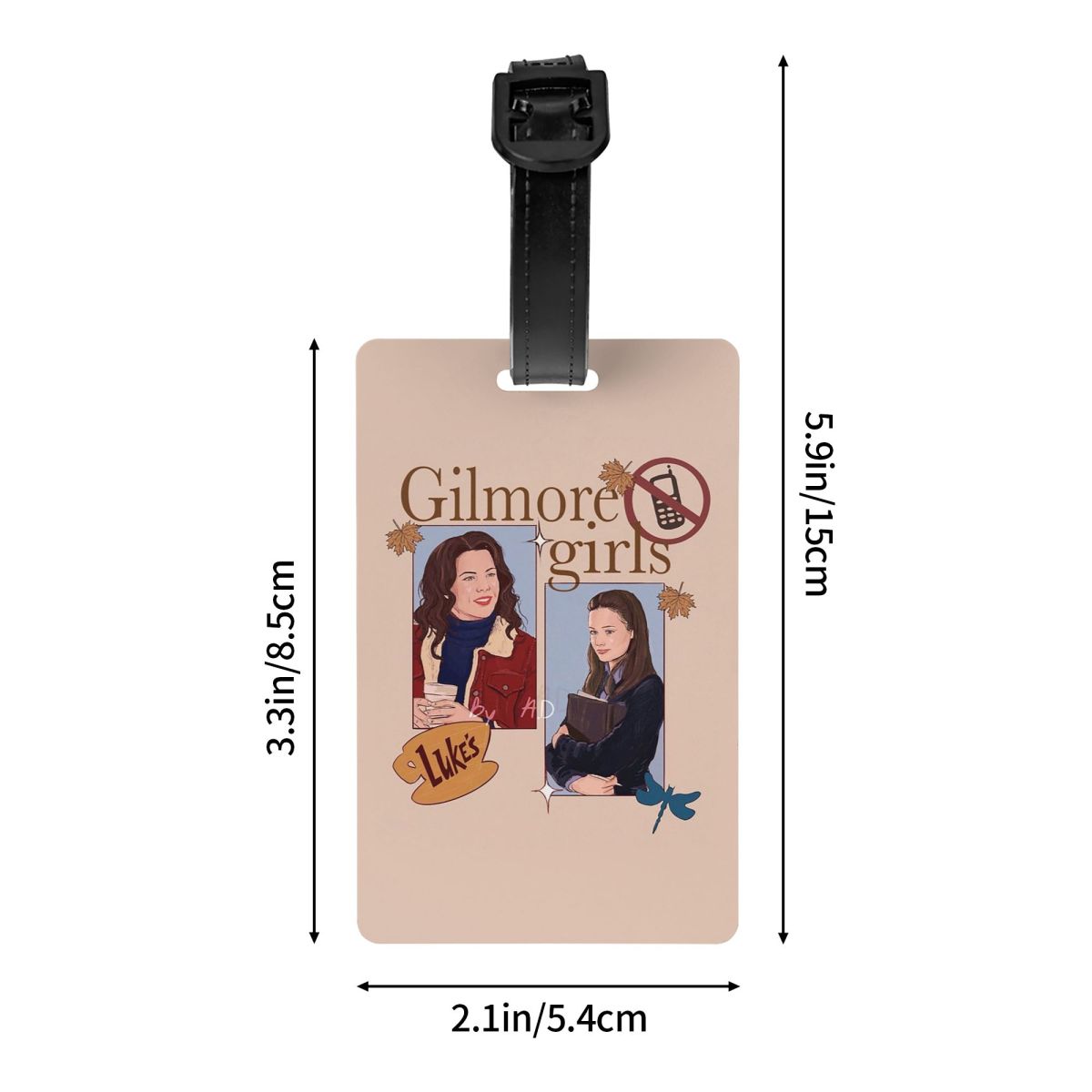 Gilmore Girls Graffiti Luggage - Travel Accessories Unique recension och pris