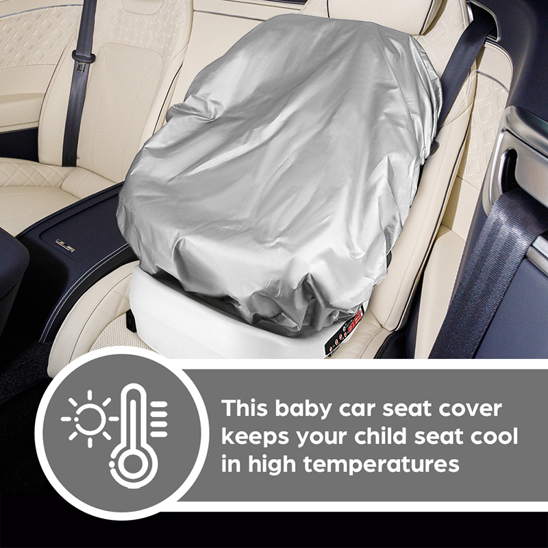 1PC Silver  Baby Car Seat Sun  - Travel Accessories For Baby recension och pris
