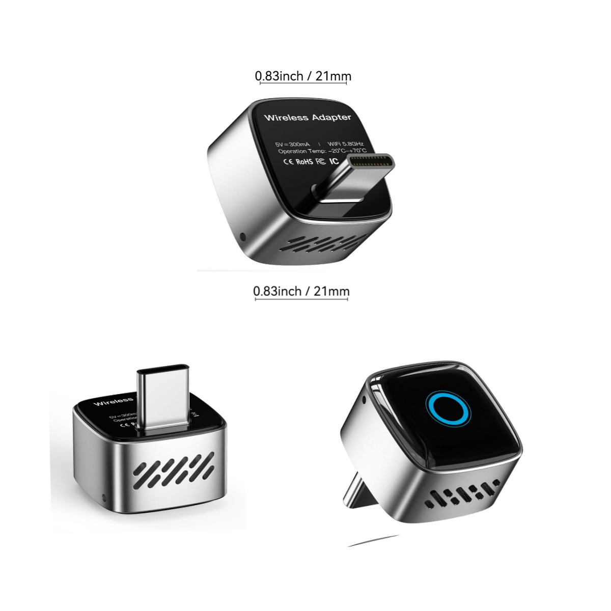 DRNVIYNC 2in1 Wired to Wireles - Travel Plug Type C recension och pris