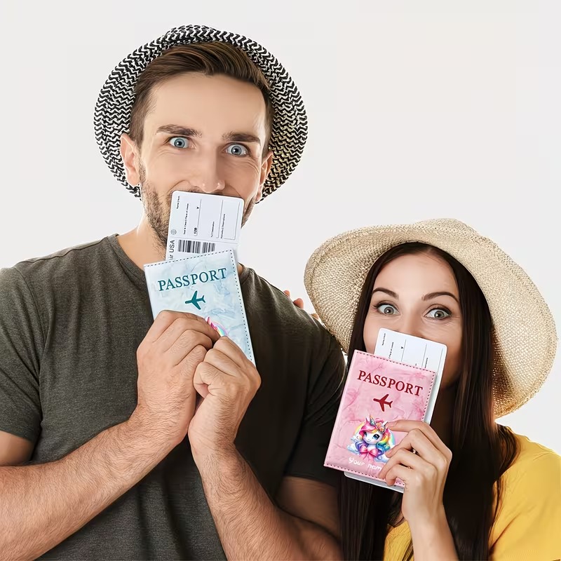 Personalized Name Custom PU Pa - Travel Accessories Passport Holder recension och pris