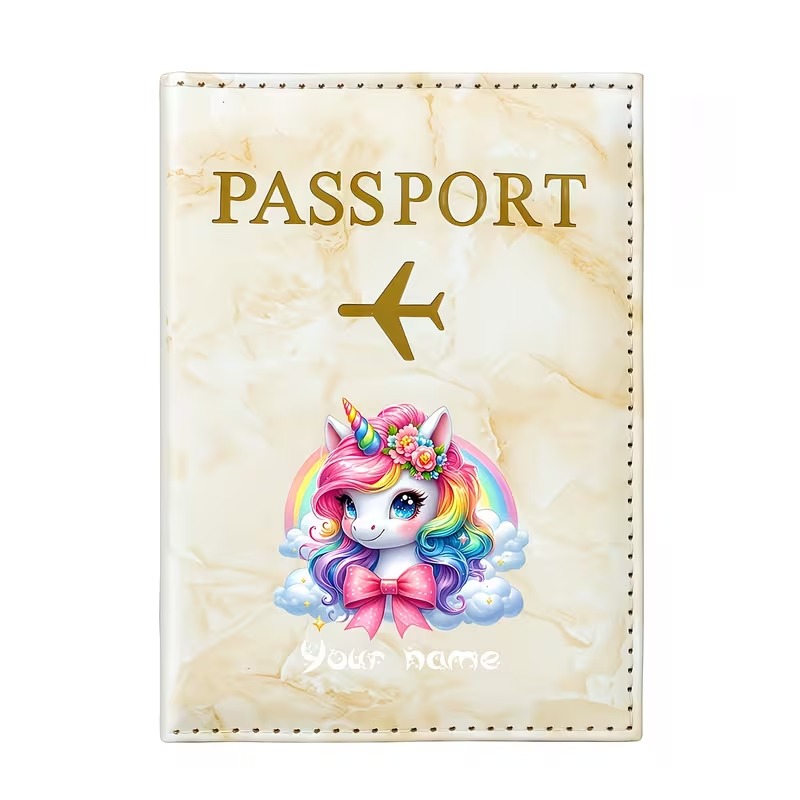 Personalized Name Custom PU Pa - Travel Accessories Passport Holder recension och pris