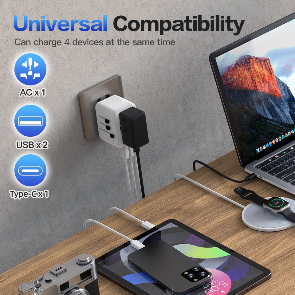 Type C GaN 20W Chargeur Multi  - Travel Plug Type C recension och pris