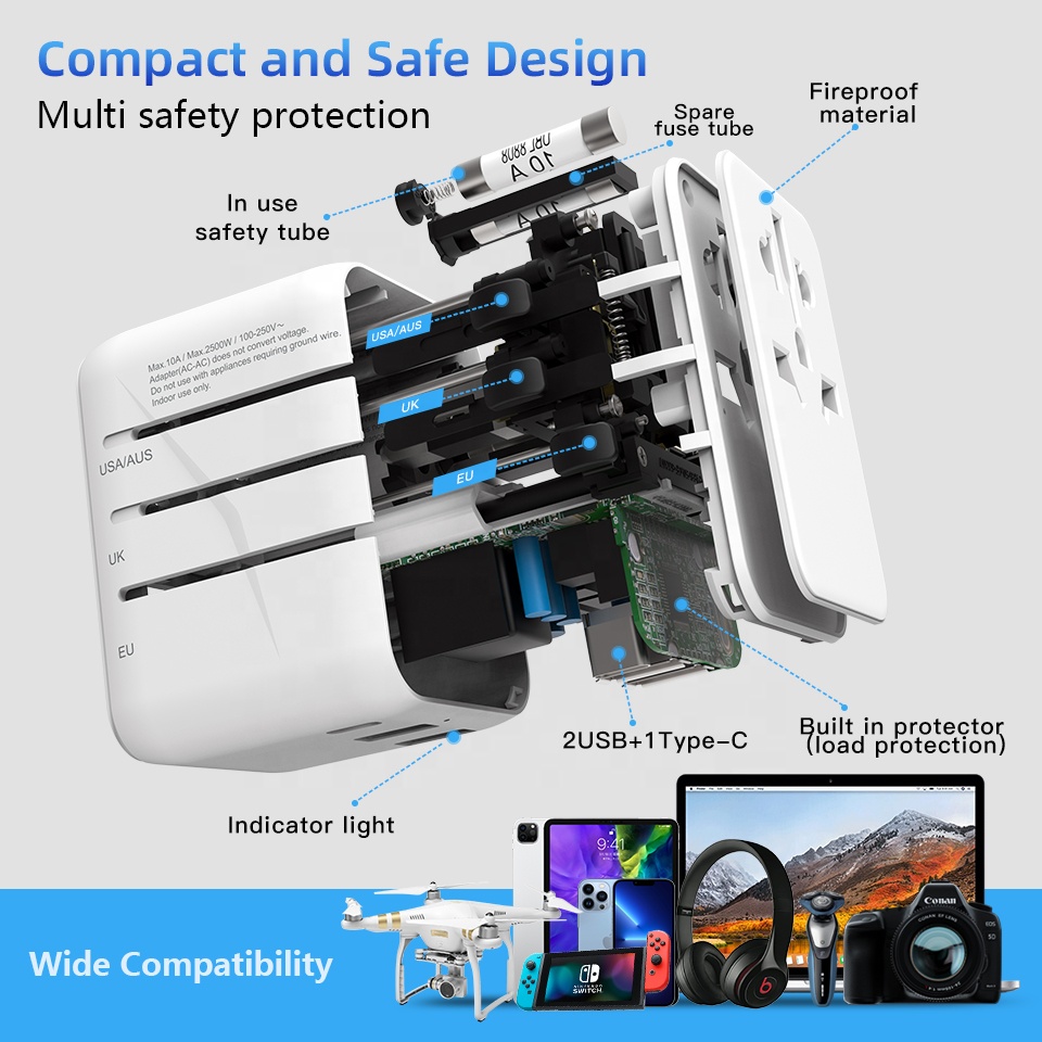 Type C GaN 20W Chargeur Multi  - Travel Plug Type C recension och pris