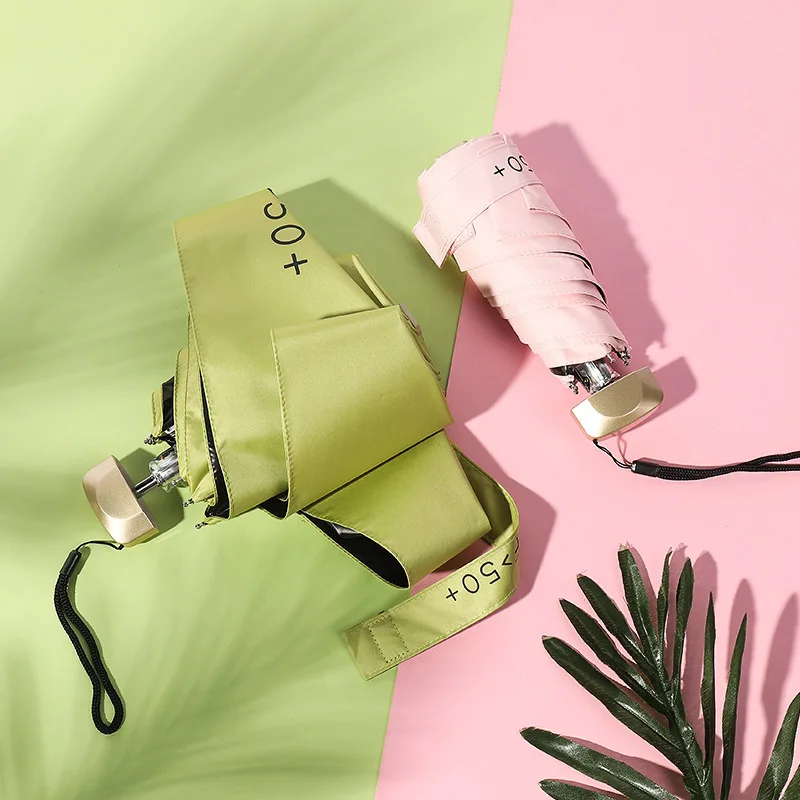 1Pc 55% Off Mini Sun Umbrella  - Travel Umbrella Compact recension och pris