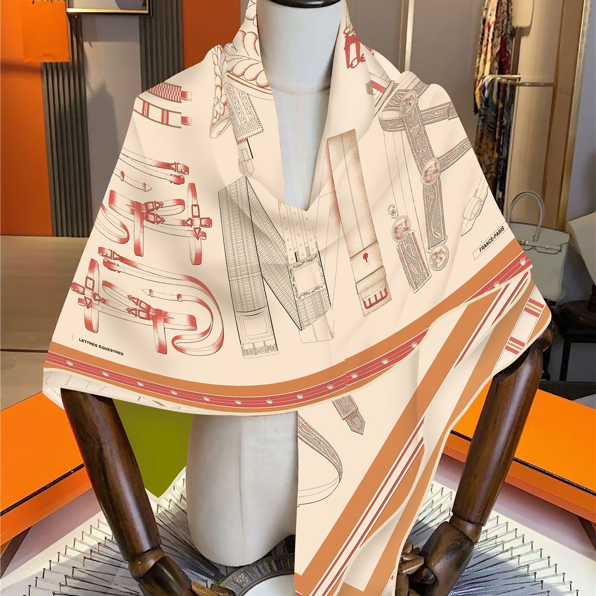 Faux Silk Wool Warm Scarf Wome - Travel Accessories Gifts For Women recension och pris
