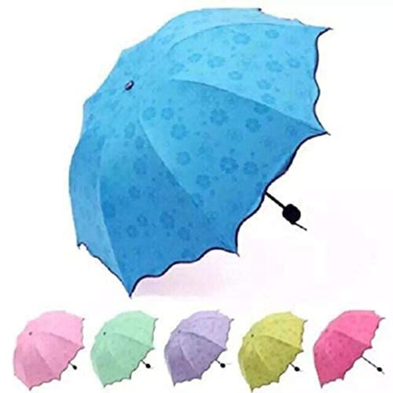 Magic Flower 3 Fold Umbrella R - Travel Umbrella Compact recension och pris