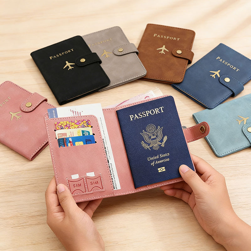 Leather Passport Holder Covers - Travel Accessories For Plane recension och pris